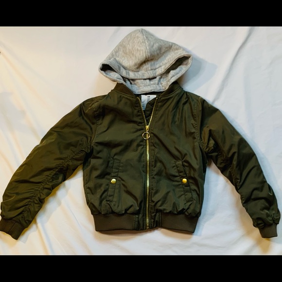 Other - Girl's Bomber 8-9 hooded Unicorn jacket